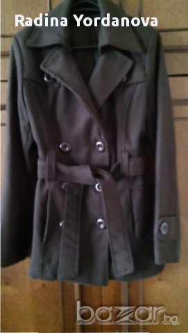 Палтенце в кафяв цвят с р-р S-M, снимка 2 - Палта, манта - 17045993