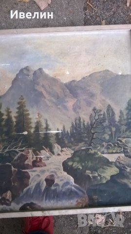 стара картина-пейзаж, снимка 6 - Картини - 23430427