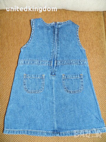 Чисто нова дънкова рокличка Cute, снимка 3 - Бебешки рокли - 23785906