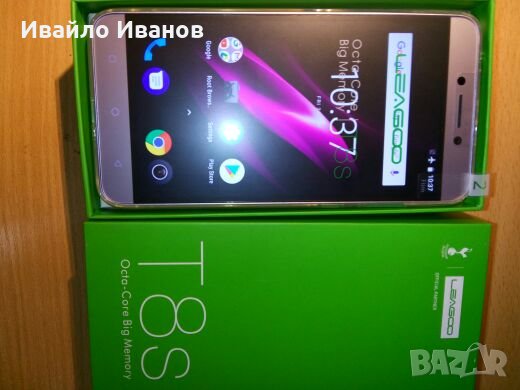 Leagoo 4G нови смартфони комплект с блутуут слушалки, снимка 4 - Телефони с две сим карти - 22878746