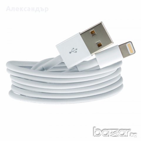 8pin USB кабел за зареждане и трансфер на данни iPhone 6 7 8 Plus X 11, снимка 1 - USB кабели - 16064181