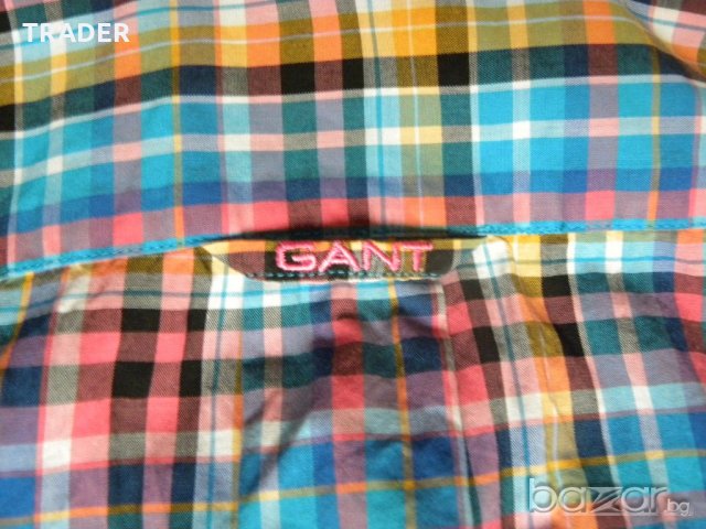 Мъжка  риза дълъг ръкав GANT , 100% памук, снимка 14 - Ризи - 18195929