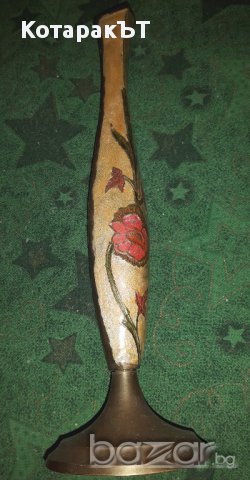 Уникални Старинни Месингови - Ваза, Везни и Бомбониера, снимка 3 - Антикварни и старинни предмети - 16831659