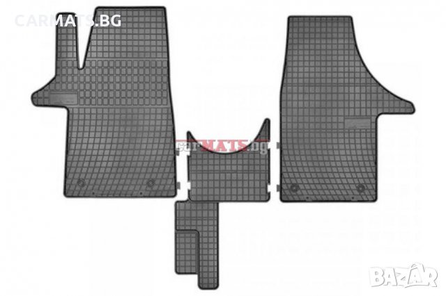 Гумени стелки FROGUM за Volkswagen Transporter T5 / T6 (2003+) - 3 местно