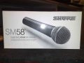 Качествен Вокален микрофон Shure Sm58 чисто нови, снимка 1 - Други - 12959239