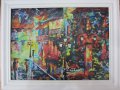 Автентична картина "Булевард", снимка 2
