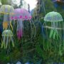 медуза за аквариум декорация фосфорен светещ ефект, снимка 1 - Аквариуми - 17568360