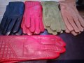 дамски ръкавици - естествена кожа и велур