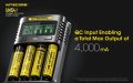 Nitecore UMS4 LCD Screen USB Battery Charger зарядно, снимка 4