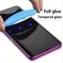 3D UV Nano ТЕЧНО ЦЯЛО ЛЕПИЛО Стъклен протектор за Samsung Galaxy S10 + NOTE 10 + PLUS 