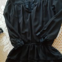 Копринена блуза с дълъг ръкав, снимка 1 - Детски Блузи и туники - 25630739