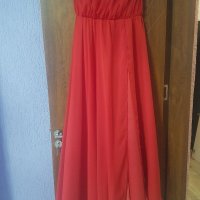 Страхотна червена рокля, снимка 5 - Рокли - 22382173