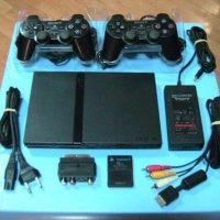 PLAY STATION 2+2 джойстика+1Игра, снимка 1 - Игри за PlayStation - 20285419