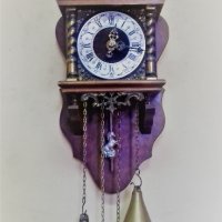Холандски стенен часовник, снимка 4 - Антикварни и старинни предмети - 25789344