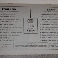 Англия - Испания оригинална футболна програма от 1967 г. , снимка 3 - Други ценни предмети - 20543847