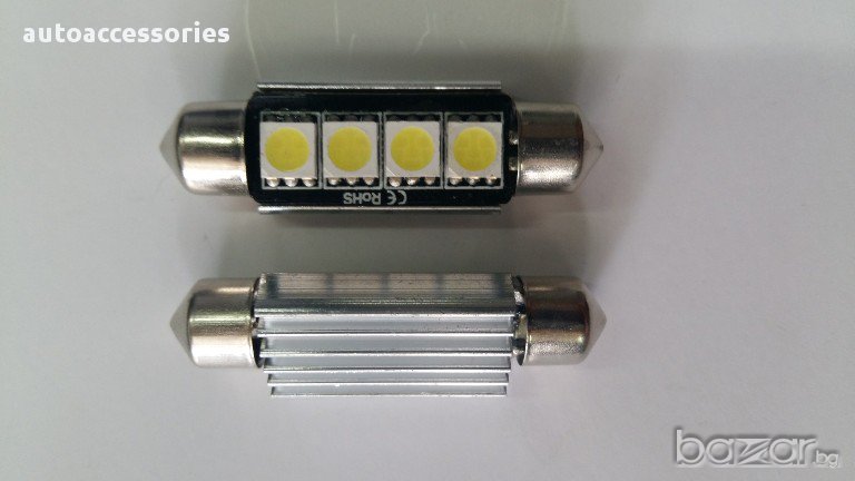 LED крушка Festoon 10W CANBUS C20, снимка 1