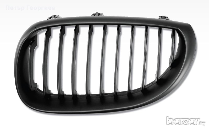 Бъбреци за BMW E60 (2005-2008) черни изпъкнали, снимка 1