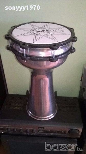 Нова алуминиева тарамбука-40х25см-внос сирия, снимка 1