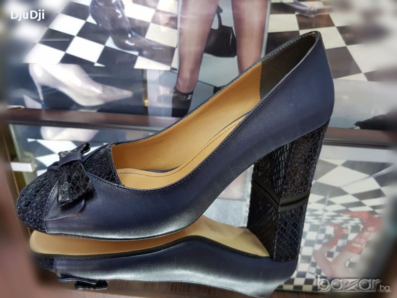 Дамски обувки с широк ток, снимка 1