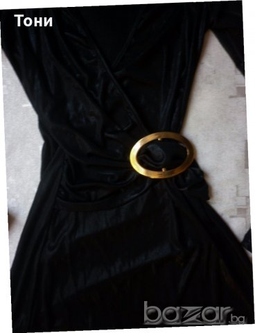 Черна туника рокля Gia Netta, снимка 7 - Туники - 19137209
