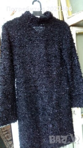 Ефектна черна рокля, снимка 2 - Рокли - 22555710