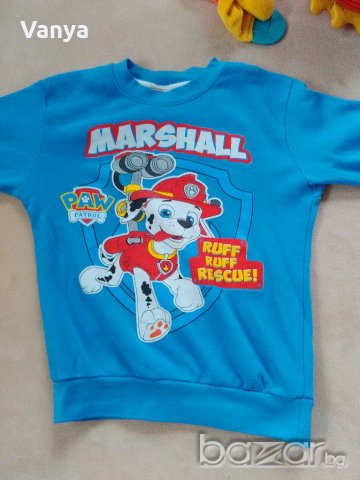 Памучна блуза с дълъг ръкав