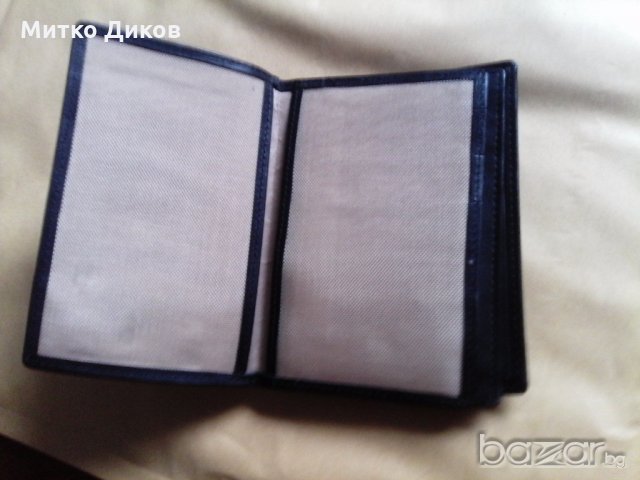 Портфейл черен естествена кожа Андо, снимка 4 - Портфейли, портмонета - 20015858