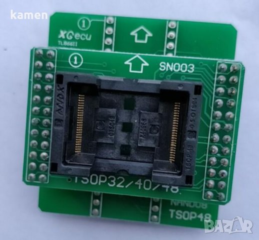 АДАПТЕР TSOP32/40/48 0.5MM (NAND) ЗА ПРОГРАМАТОР TL866II PLUS﻿