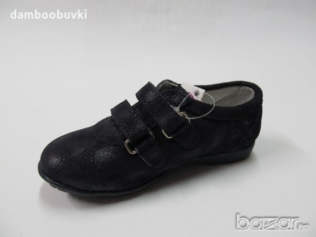 Затворени детски PONKI обувки естествена кожа в т.синьо 26/30, снимка 3 - Детски маратонки - 20681413