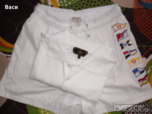 100 % FENDI оригинална мъжка тениска + подарък Byblos 100 % оригинални къси панталони Нови!, снимка 4 - Тениски - 11816094