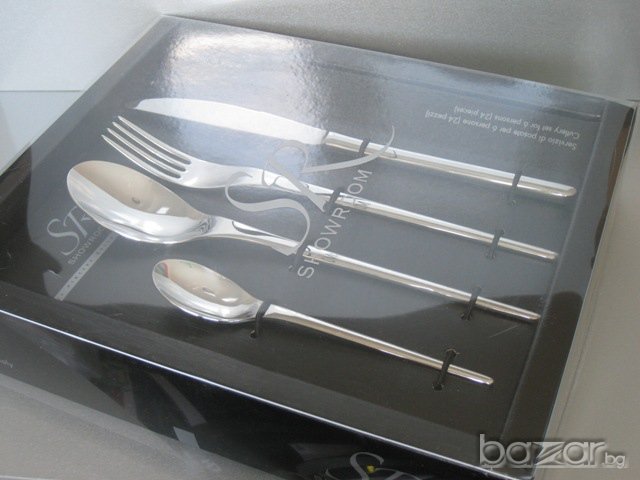 Луксозни прибори за хранене E M E - S R / 24 Pcs, снимка 4 - Прибори за хранене, готвене и сервиране - 15872935
