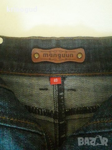 Manguun, стилна дънкова къса пола, размер: 40, талия: 43/ ханш: 51 см. , снимка 8 - Поли - 25988168
