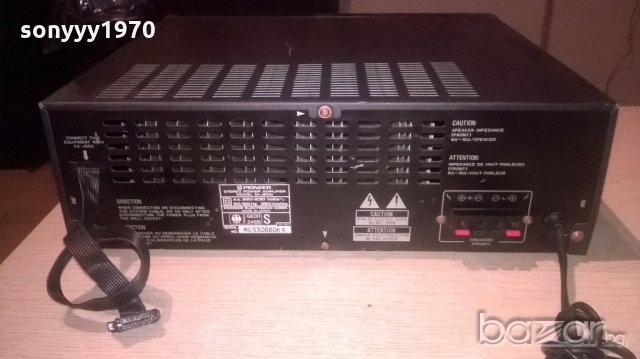 pioneer m-j200-power amplifier-made in japan-от швеицария, снимка 11 - Ресийвъри, усилватели, смесителни пултове - 19466074