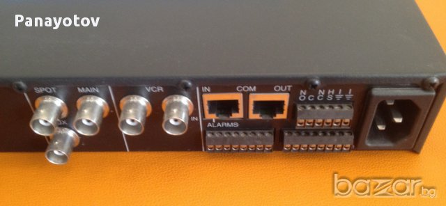 Pelco Genex MX4009MD-Х Monochrome Duplex 9 Channel Multiplexer, снимка 4 - Видеонаблюдение, СОТ - 11870041