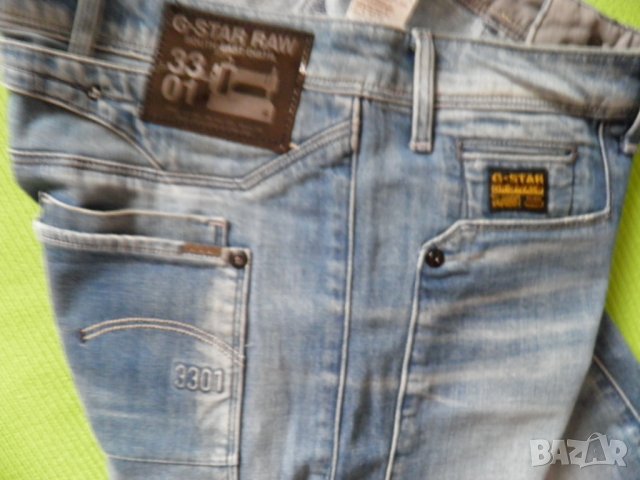 G-star оригинални дамски дънки/брич W28/L32 Jock Loose Tapered , снимка 8 - Дънки - 24464292