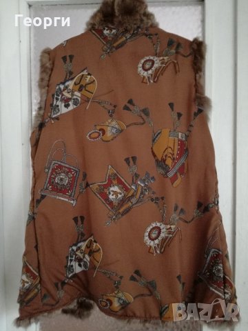 Елек от естествен косъм , снимка 2 - Елеци - 23717411