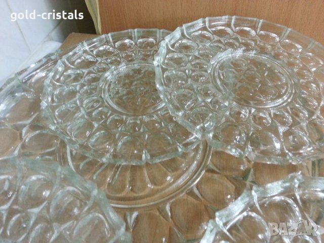 Кристални чинии и една голяма , снимка 6 - Антикварни и старинни предмети - 22325172