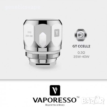 Vaporesso GT CCELL2 Coils 0.3 Ohm Coils изпарителни глави за вейп, снимка 1