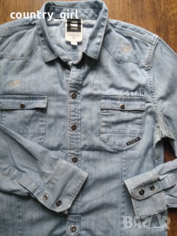 G-star Legion Slim Denim shirt wmn - страхотна дамска риза, снимка 6 - Ризи - 23765676