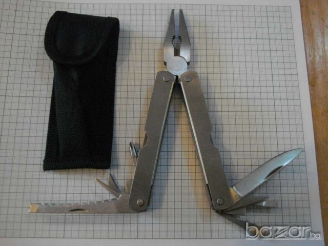 Клещи ''UNITEC'' многофункционални сгъваеми с калъф, снимка 2 - Клещи - 7605639