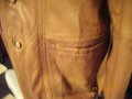 Кафяво Кожено Яке От Естествена Кожа, снимка 14