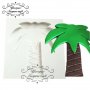 Палма дърво силиконов молд форма декорация и украса торта фондан шоколад мъфини, снимка 1 - Форми - 20637071