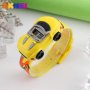 Нов Детски часовник кола количка кабрио Skmei за деца колите жълт