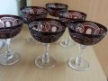 сервиз кристални чаши цветен кристал, снимка 9