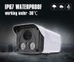 FULL HD 1080р 3/2.8мм 3Mpx Широкoъгълна IR-Cut Леща 2 Array Водоустойчива IP67 Охранителна Ip Камера