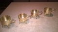 златни чашки 4бр-за кафе/чаи-ретро колекция-внос швеция, снимка 1 - Колекции - 25477997
