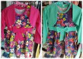 Детска трикотажна рокля с болеро в два цвята - 104,110,116,122см., снимка 1 - Детски рокли и поли - 18158323