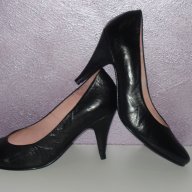 Дамски обувки естествена кожа, снимка 1 - Дамски обувки на ток - 18479506
