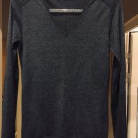 Екстра тънка блуза HALLHUBER вълна памук кашмир, снимка 1 - Блузи с дълъг ръкав и пуловери - 23874882