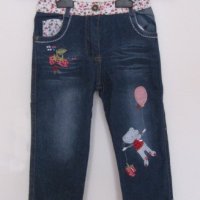 Дънки за момиче, снимка 1 - Детски панталони и дънки - 25497988